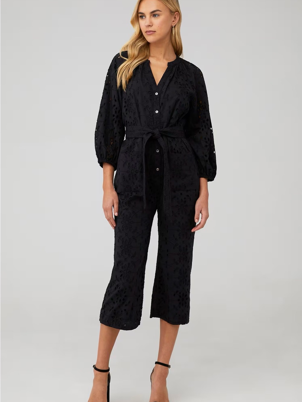 Cleobella Black Penelope Jumpsuit